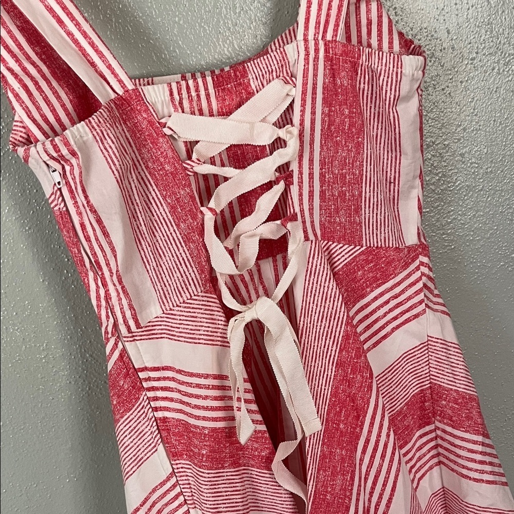 Bailey Blue Red and White Striped Dress - Picture 4 of 12